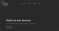 Desktop Screenshot of matchframecreative.com